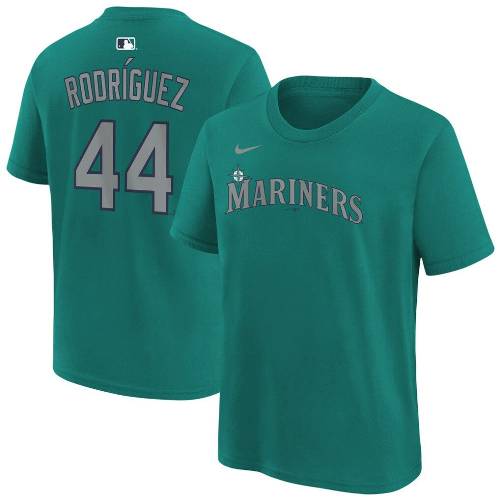 MLB Julio Rodríguez Seattle Mariners Nike Youth Name & Number T-Shirt