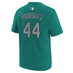 MLB Julio Rodríguez Seattle Mariners Nike Youth Name & Number T-Shirt