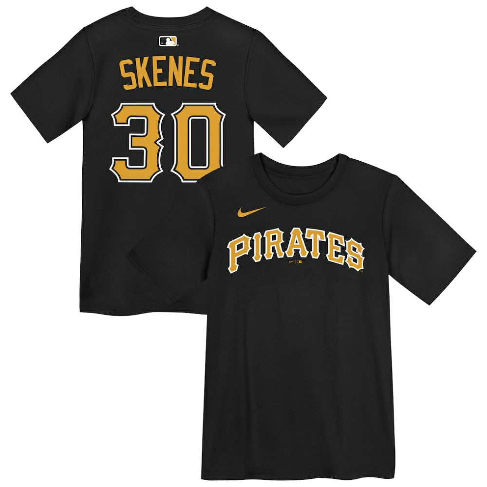 MLB Paul Skenes Pittsburgh Pirates Nike Preschool Name & Number T-Shirt