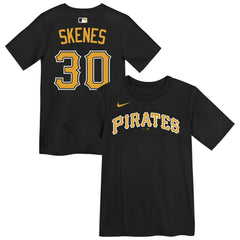 MLB Paul Skenes Pittsburgh Pirates Nike Preschool Name & Number T-Shirt