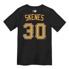 MLB Paul Skenes Pittsburgh Pirates Nike Preschool Name & Number T-Shirt