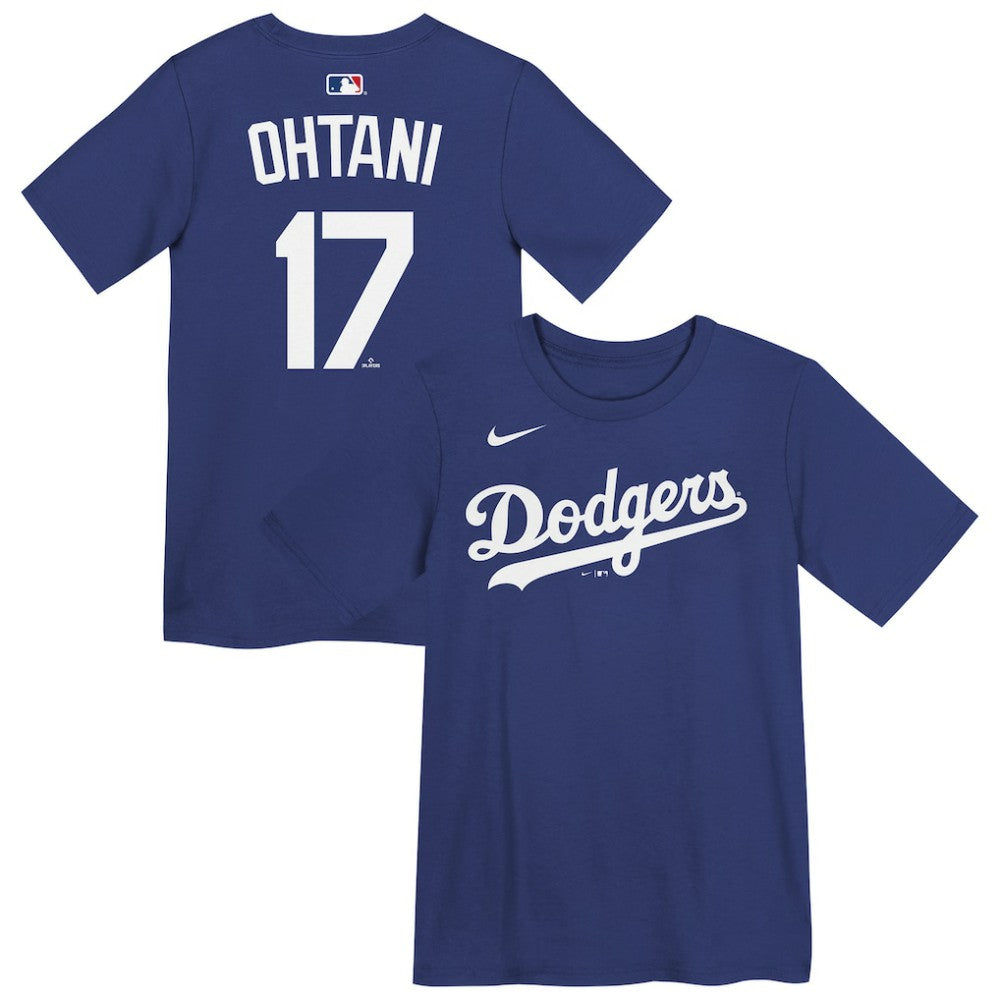 MLB Shohei Ohtani Los Angeles Dodgers Nike Preschool Name & Number T-Shirt