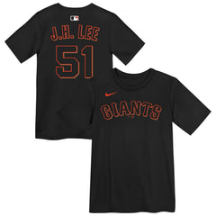 MLB Jung Hoo Lee San Francisco Giants Nike Preschool Name & Number T-Shirt
