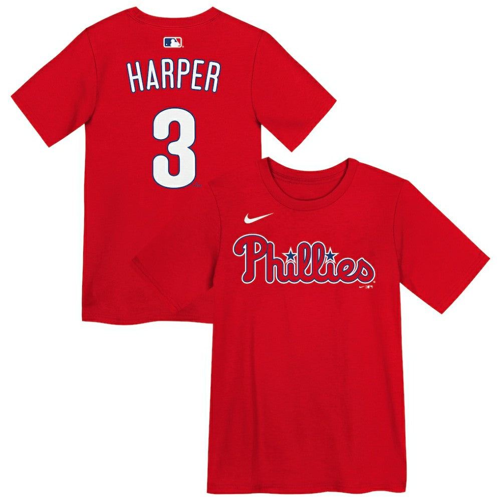 MLB Bryce Harper Philadelphia Phillies Nike Preschool Name & Number T-Shirt