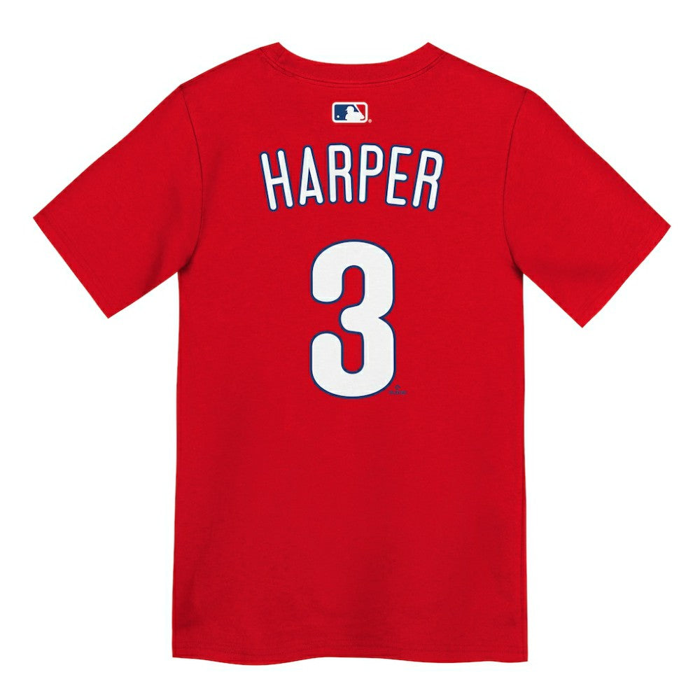 MLB Bryce Harper Philadelphia Phillies Nike Preschool Name & Number T-Shirt