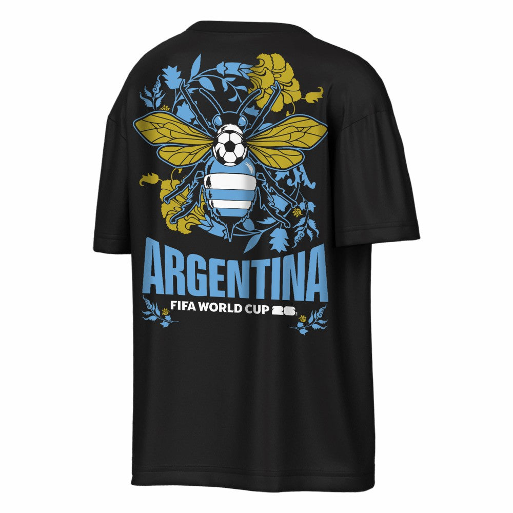 Outerstuff FIFA World Cup 2026 Rally Oversized 2-Hit T-Shirt -  Black