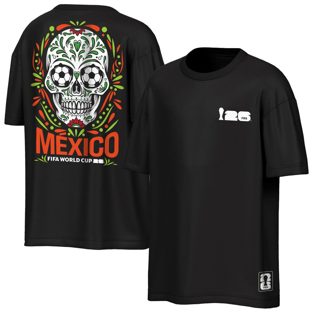 Outerstuff FIFA World Cup 2026 Rally Oversized 2-Hit T-Shirt -  Black