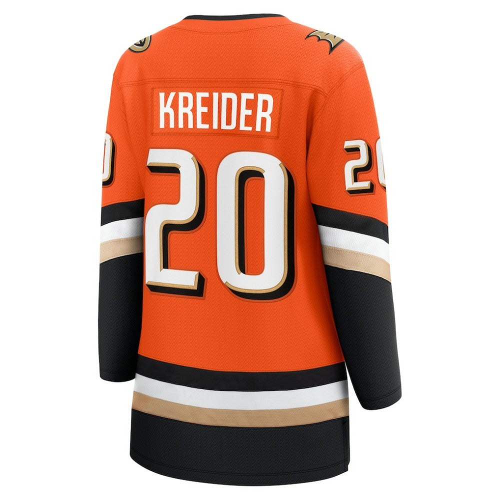 NHL Orange Chris Kreider Anaheim Ducks Fanatics Women's Home Breakaway Player Jersey