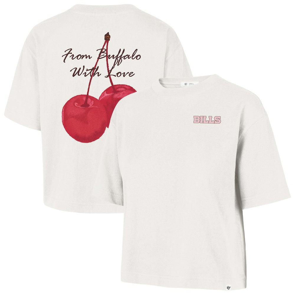 '47 Women's Love Letter Reed City T-Shirt - Buffalo Bills