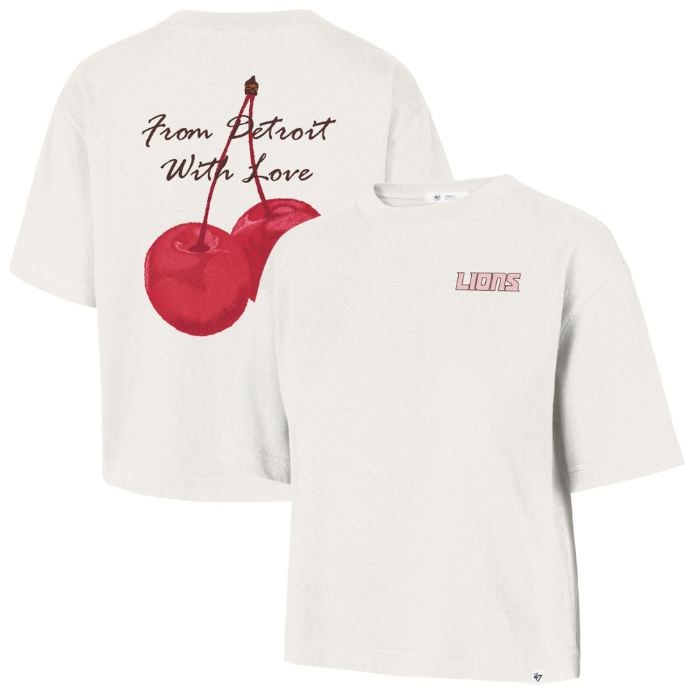 '47 Women's Love Letter Reed City T-Shirt - Detroit Lions
