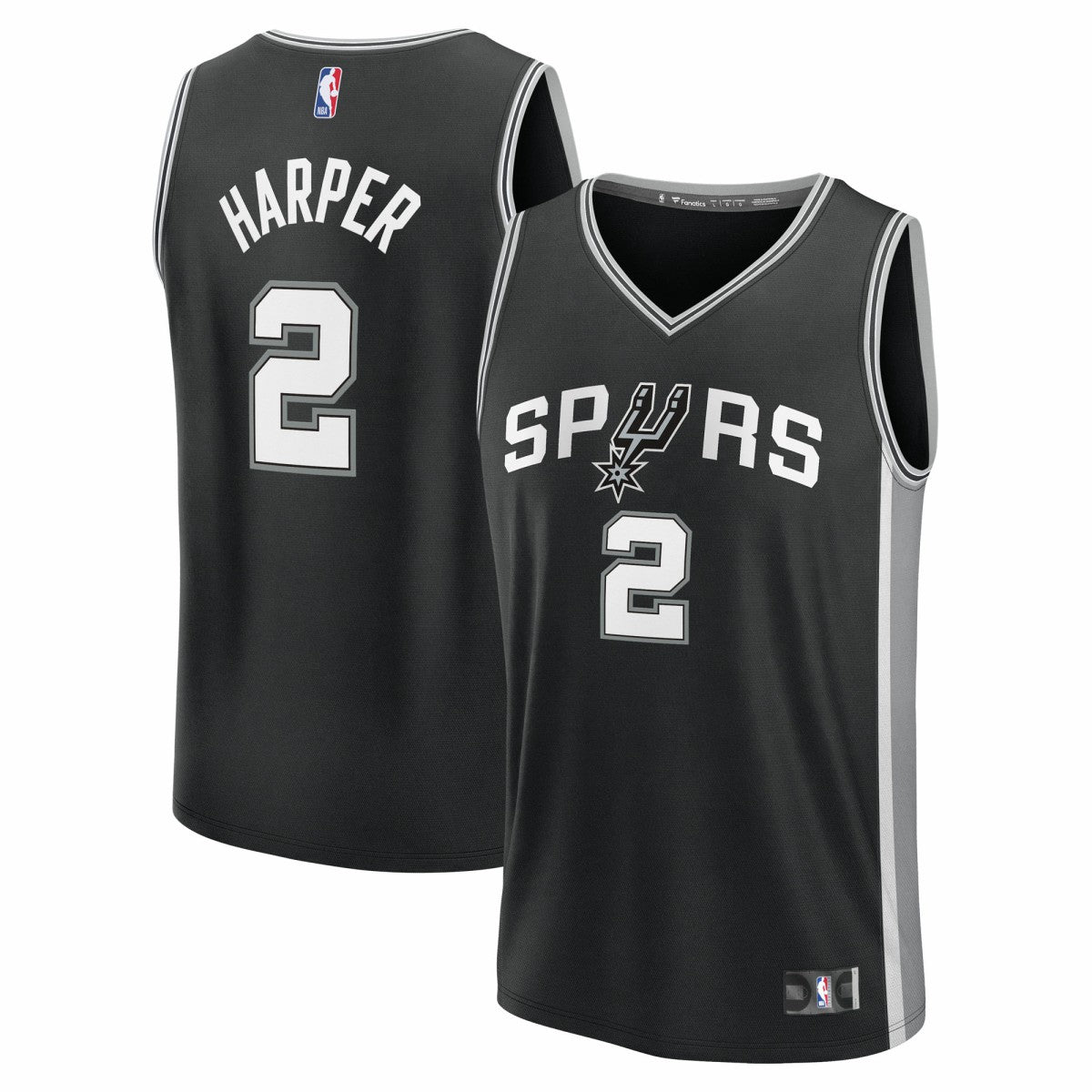 NBA Dylan Harper San Antonio Spurs 2025 NBA Draft First Round Pick Fast Break Replica Jersey