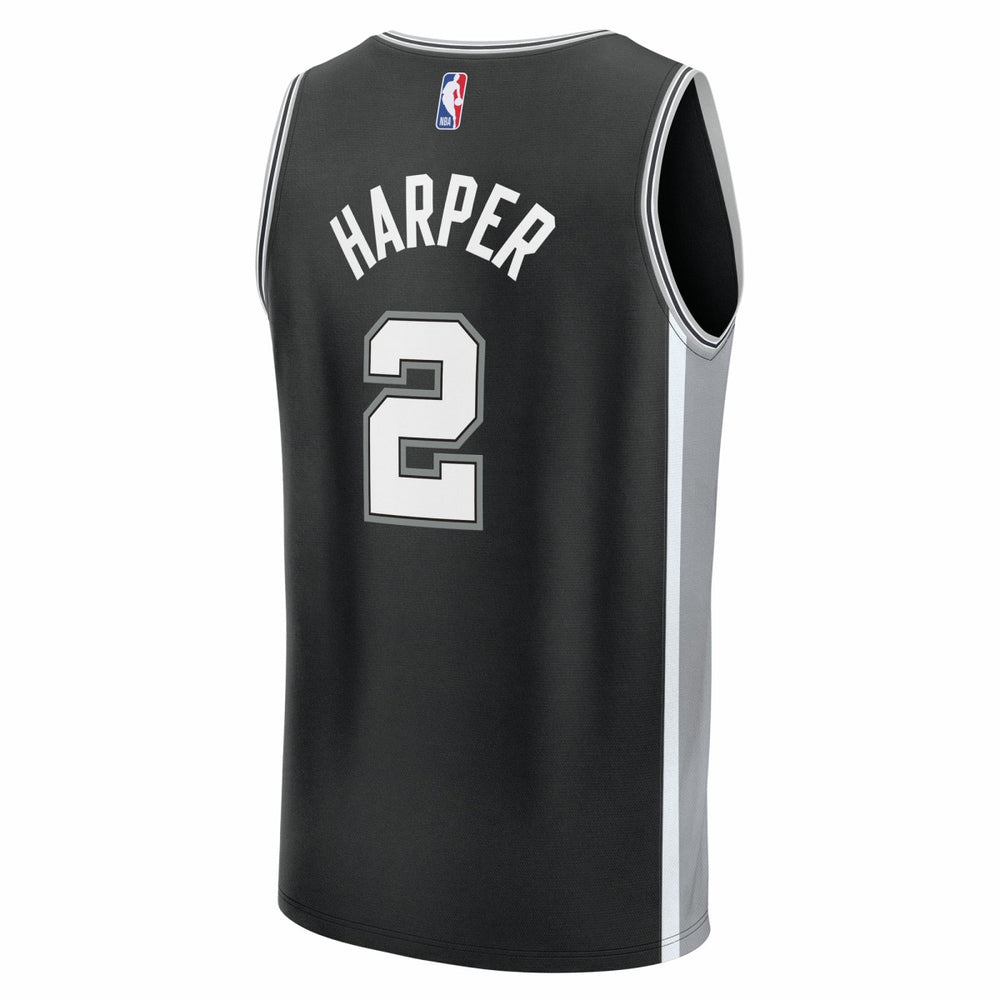 NBA Dylan Harper San Antonio Spurs 2025 NBA Draft First Round Pick Fast Break Replica Jersey