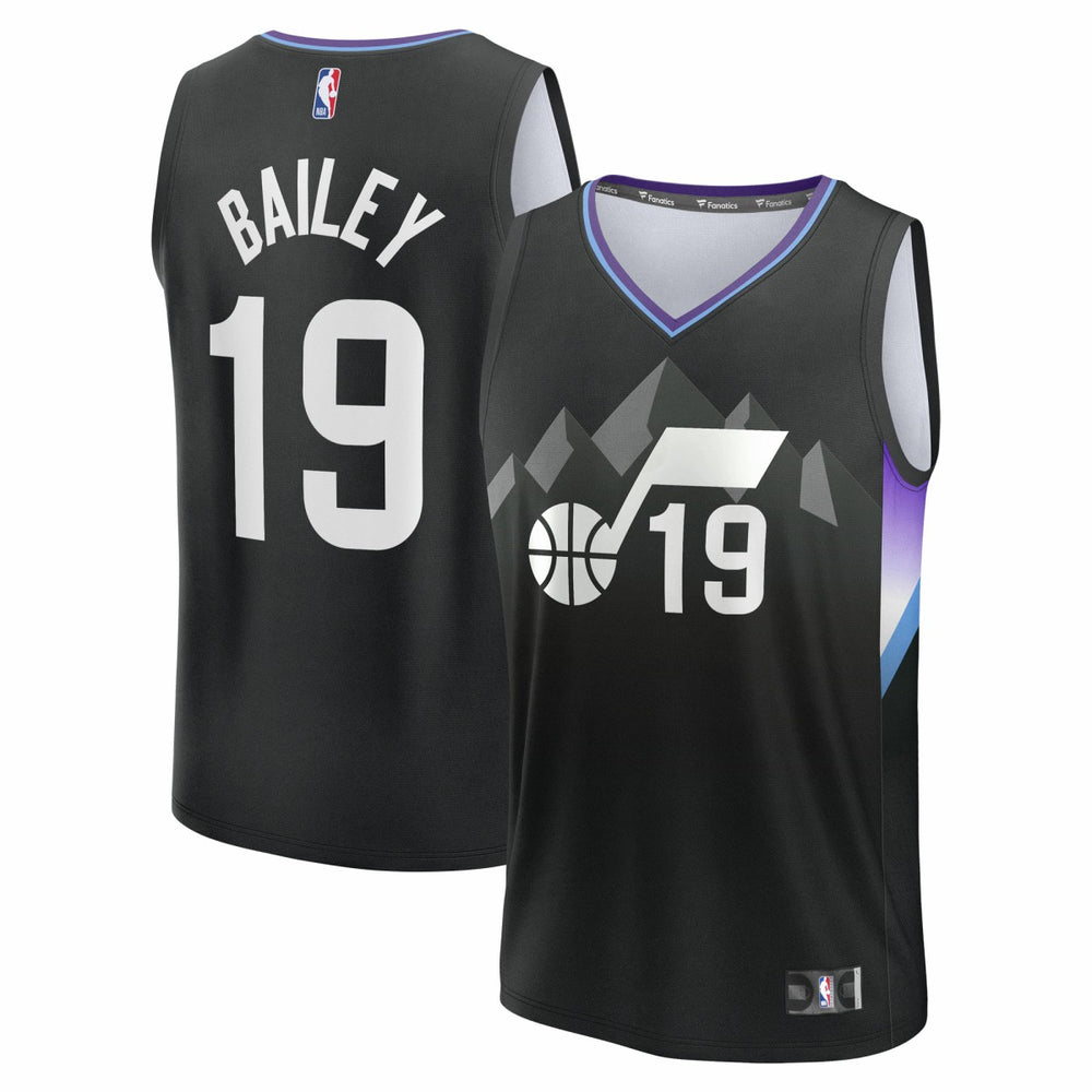 NBA Ace Bailey Utah Jazz 2025 NBA Draft First Round Pick Fast Break Replica Jersey