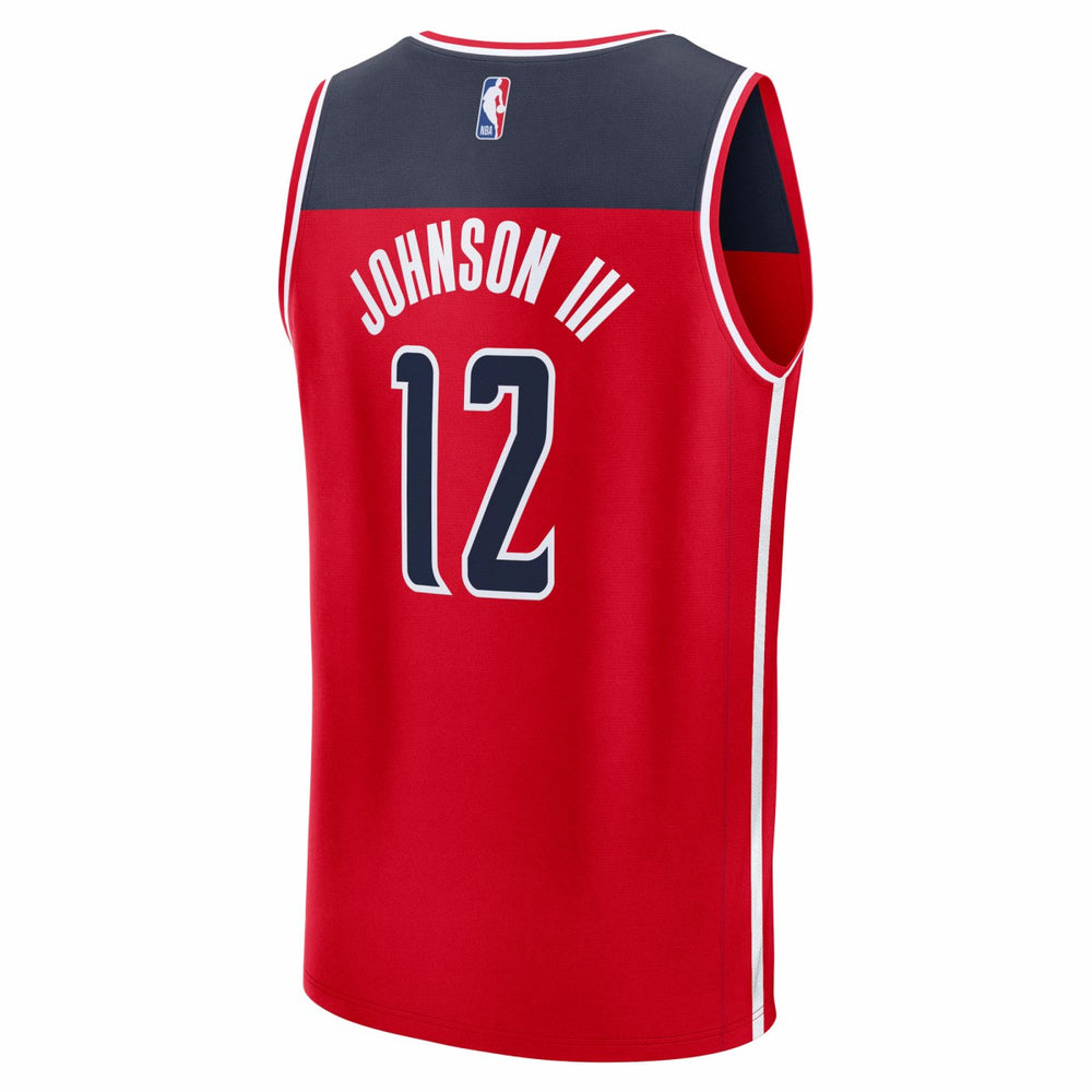 NBA Tre Johnson III Washington Wizards 2025 NBA Draft First Round Pick Fast Break Replica Jersey
