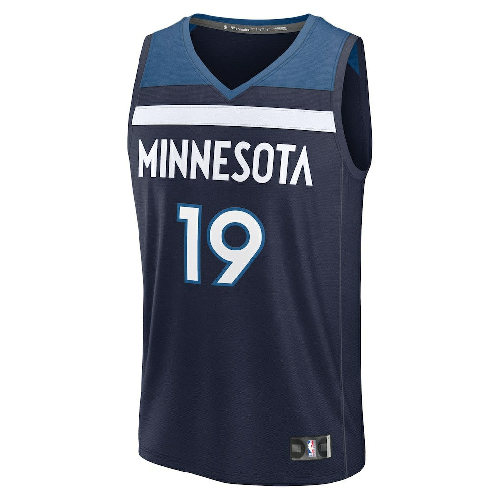 NBA Joan Beringer Minnesota Timberwolves 2025 NBA Draft First Round Pick Fast Break Replica Jersey