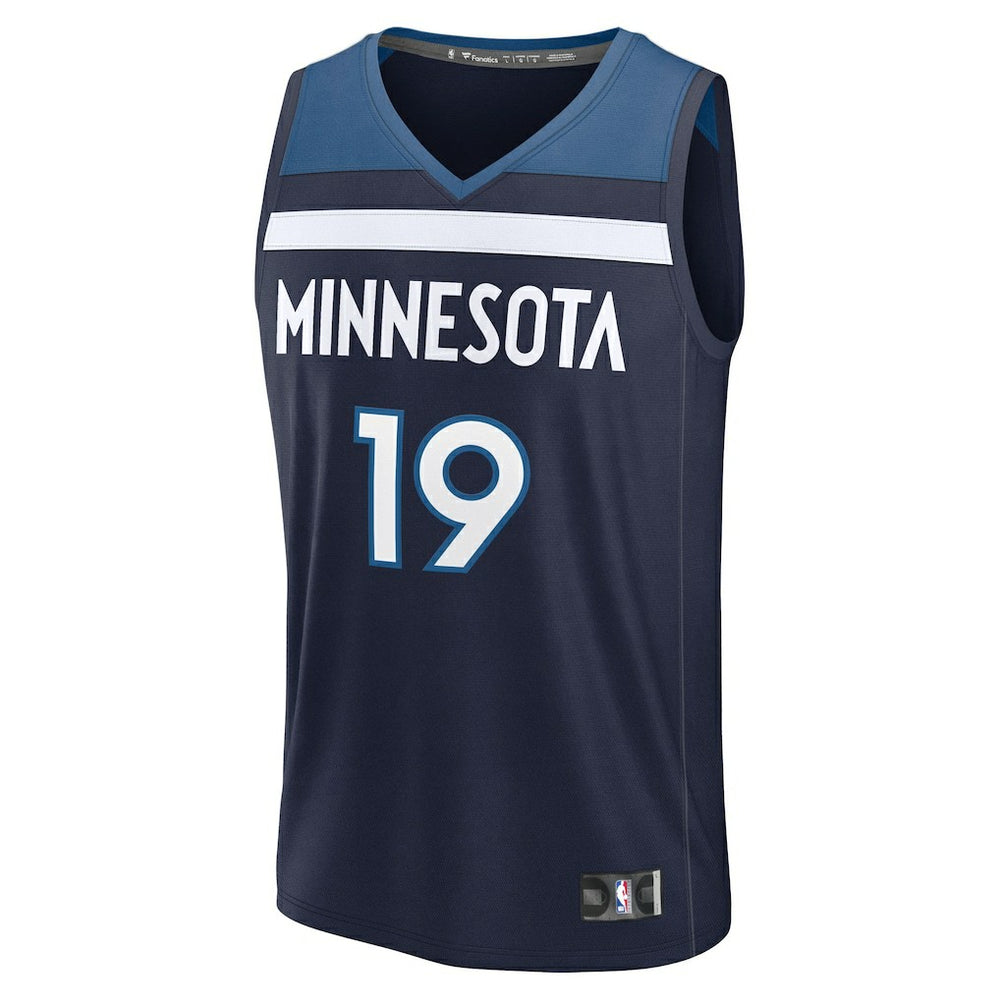NBA Joan Beringer Minnesota Timberwolves 2025 NBA Draft First Round Pick Fast Break Replica Jersey