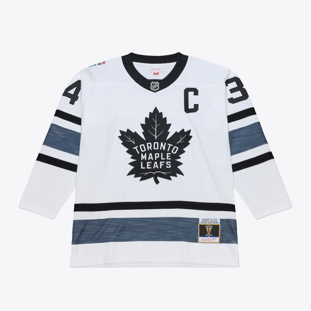 NHL White Auston Matthews Mitchell & Ness 2019 All-Star Game Power Play Jersey