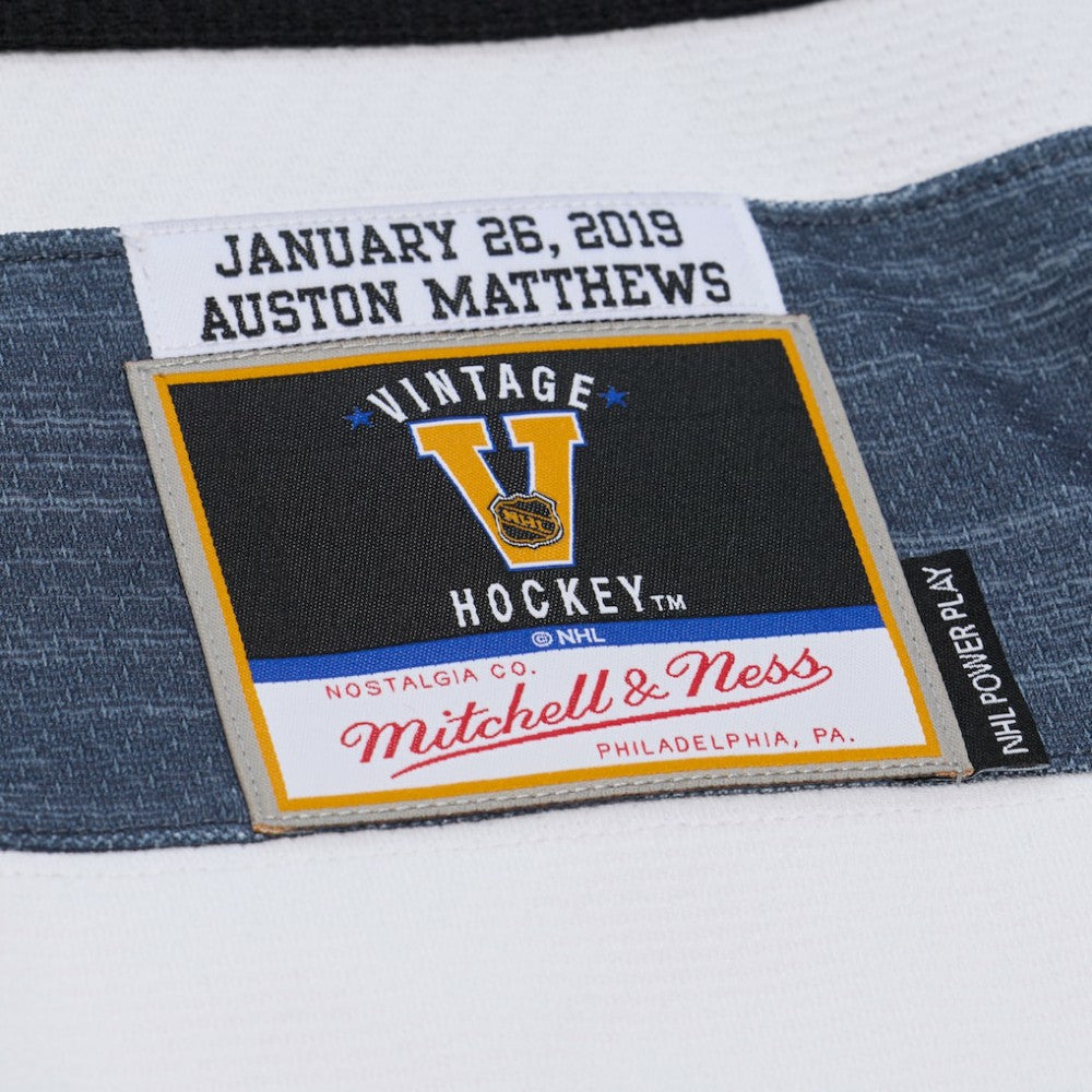 NHL White Auston Matthews Mitchell & Ness 2019 All-Star Game Power Play Jersey