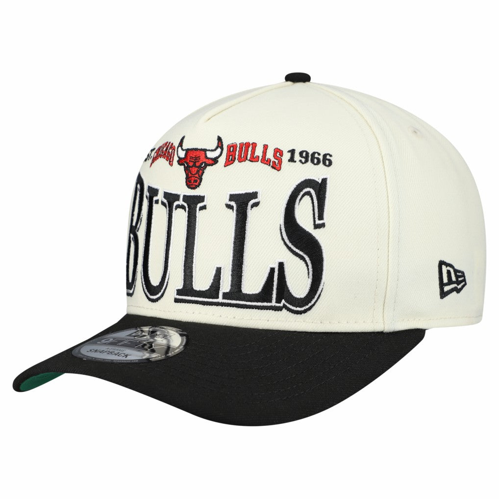 NBA Chicago Bulls Stretched 2-Tone A-Frame 9FIFTY Adjustable Hat