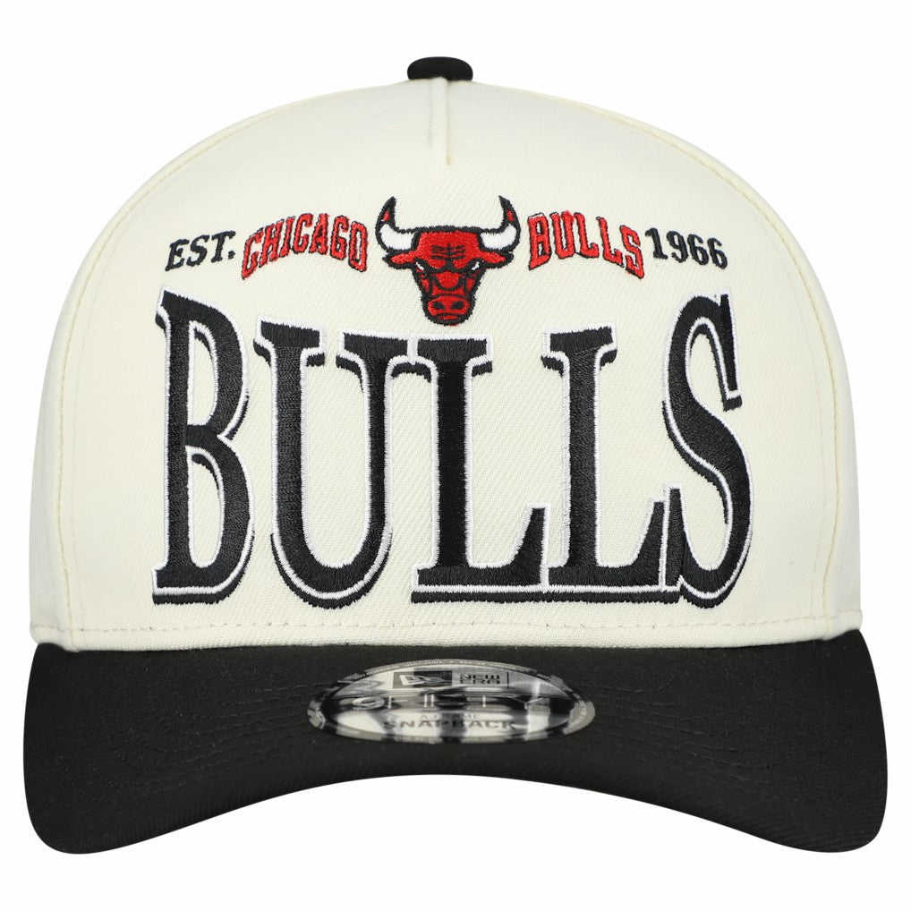 NBA Chicago Bulls Stretched 2-Tone A-Frame 9FIFTY Adjustable Hat