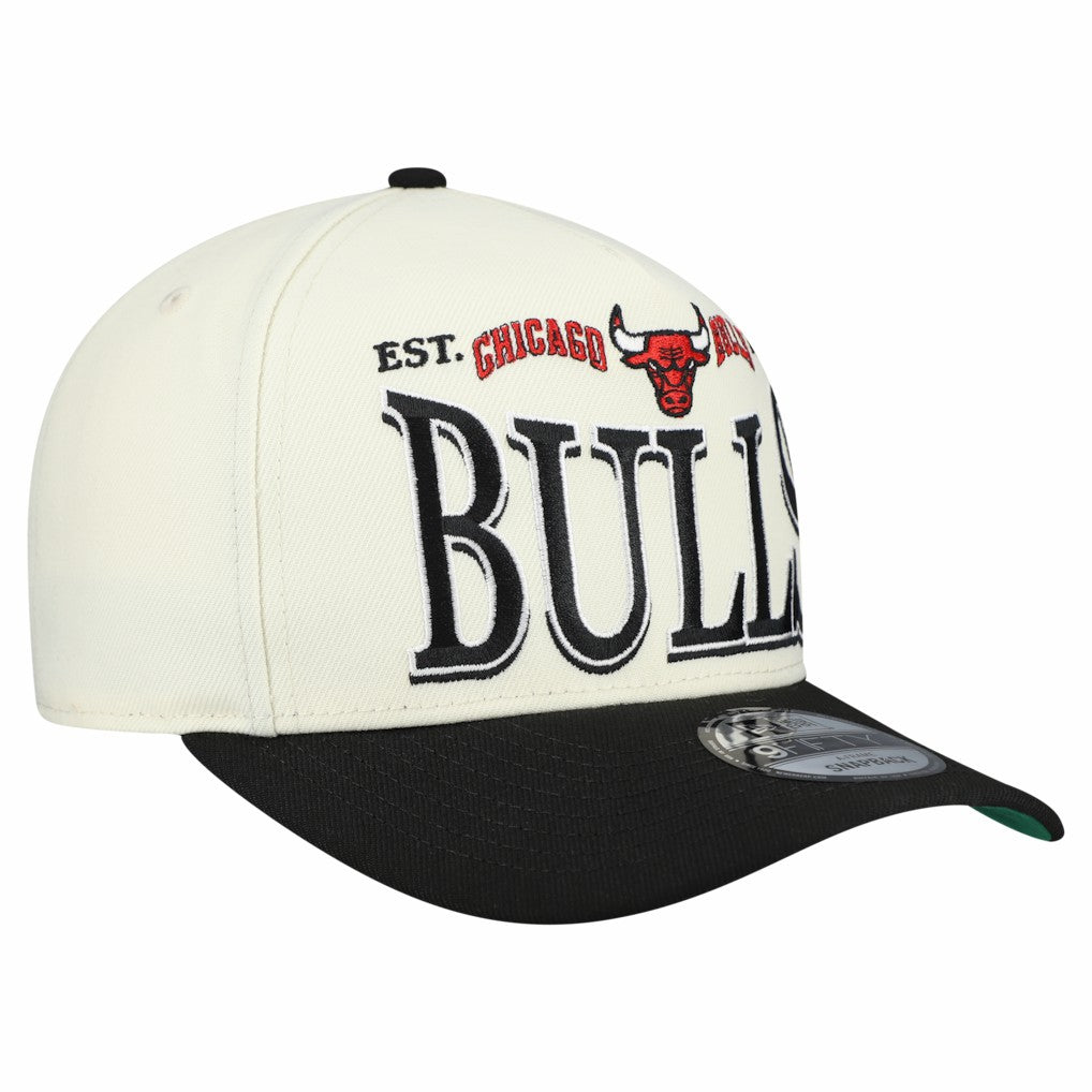 NBA Chicago Bulls Stretched 2-Tone A-Frame 9FIFTY Adjustable Hat
