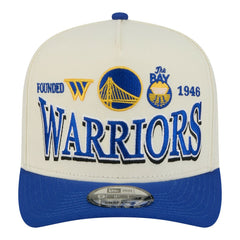 NBA Golden State Warriors Stretched 2-Tone A-Frame 9FIFTY Adjustable Hat sale