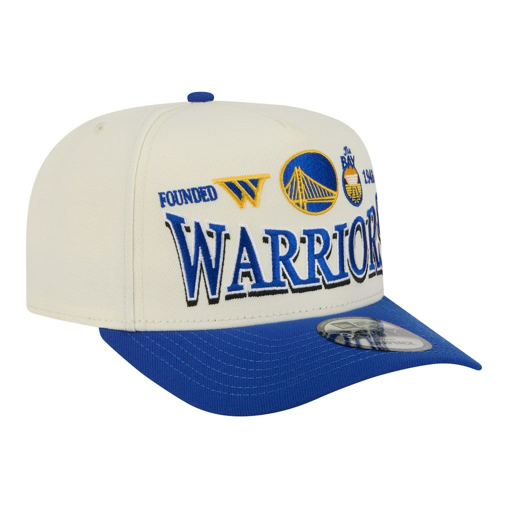 NBA Golden State Warriors Stretched 2-Tone A-Frame 9FIFTY Adjustable Hat sale