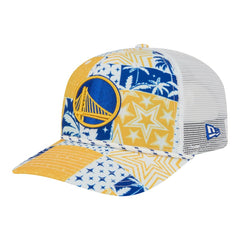NBA Golden State Warriors Fan Pack Tropical Pattern 9SEVENTY Adjustable Hat sale