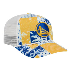 NBA Golden State Warriors Fan Pack Tropical Pattern 9SEVENTY Adjustable Hat sale