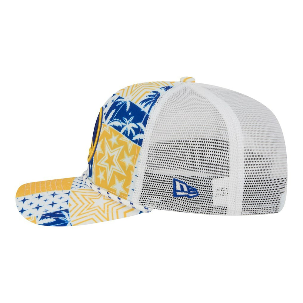 NBA Golden State Warriors Fan Pack Tropical Pattern 9SEVENTY Adjustable Hat sale