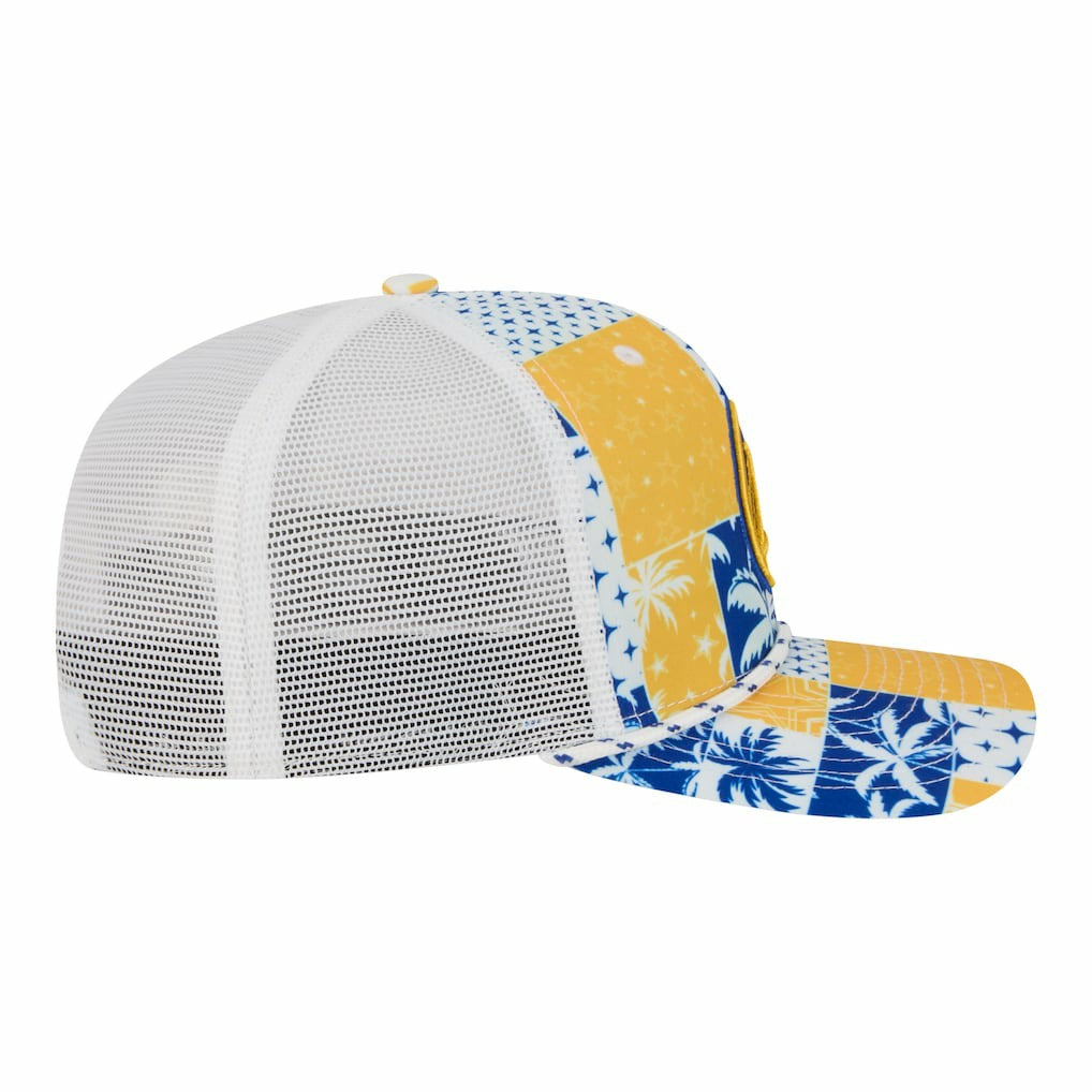 NBA Golden State Warriors Fan Pack Tropical Pattern 9SEVENTY Adjustable Hat sale