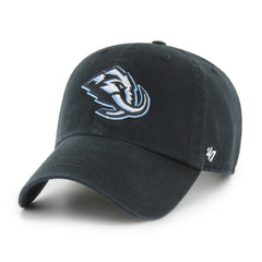 NHL Black Utah Mammoth '47 Logo Clean Up Adjustable Hat