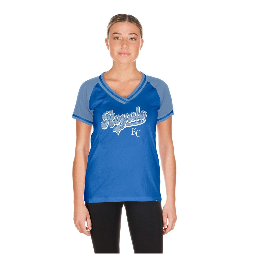 MLB Kansas City Royals New Era Women's Gameday V-Neck T-Shirt