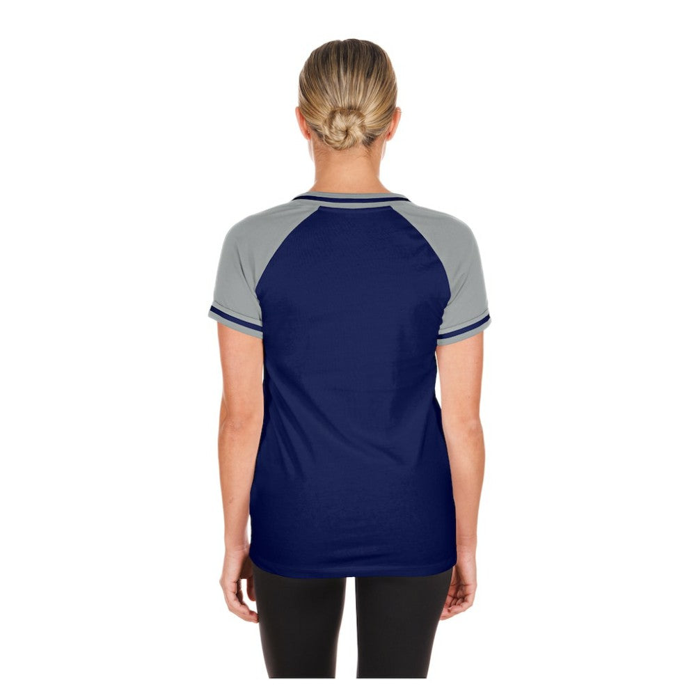 MLB Los Angeles Dodgers New Era Women's Gameday V-Neck T-Shirt