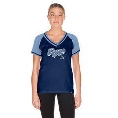 MLB Tampa Bay Rays New Era Women's Gameday V-Neck T-Shirt
