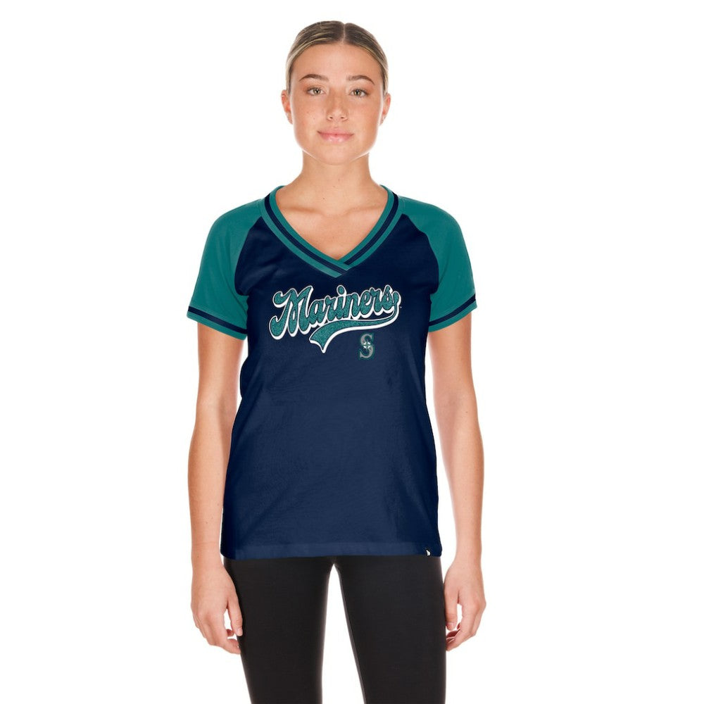 MLB Seattle Mariners New Era Women's Gameday V-Neck T-Shirt