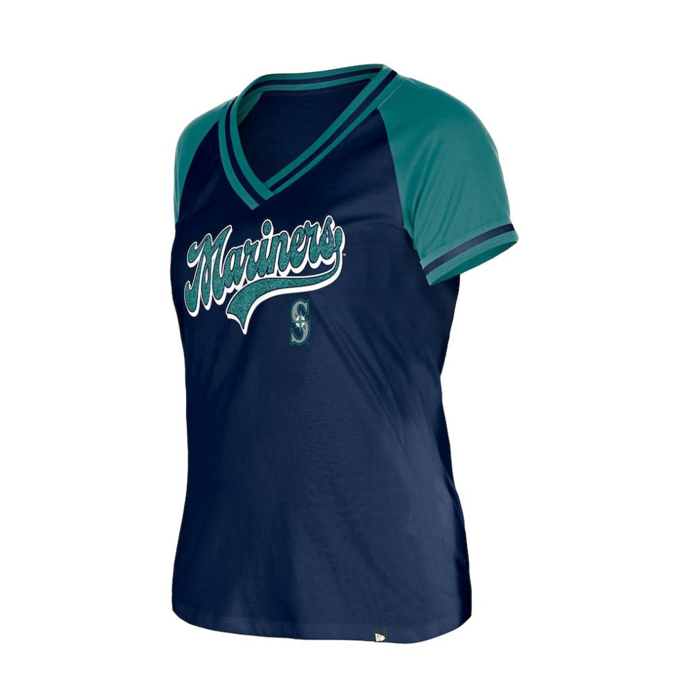 MLB Seattle Mariners New Era Women's Gameday V-Neck T-Shirt