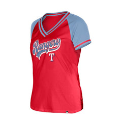 MLB Texas Rangers New Era Women's Gameday V-Neck T-Shirt