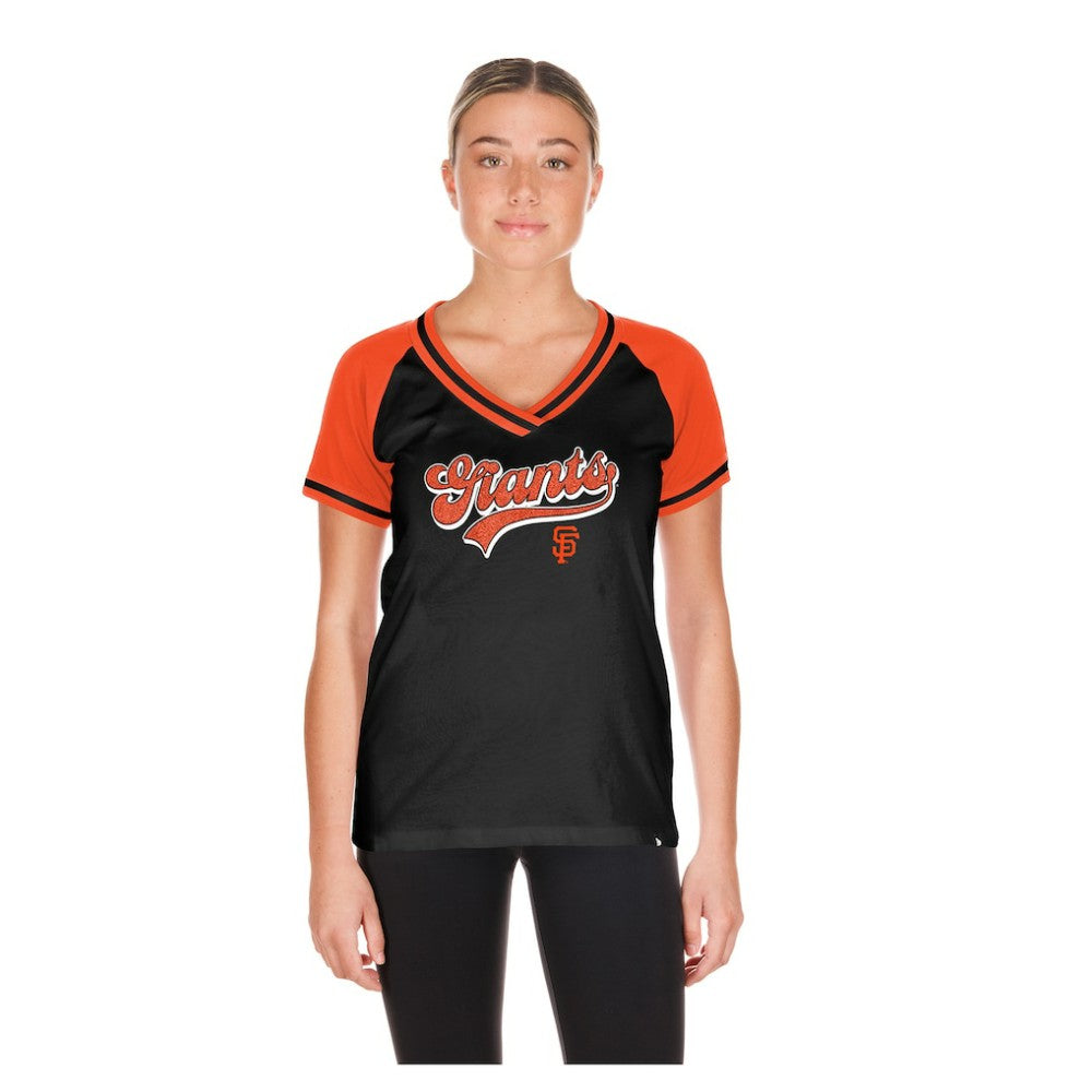 MLB San Francisco Giants New Era Women's Gameday V-Neck T-Shirt