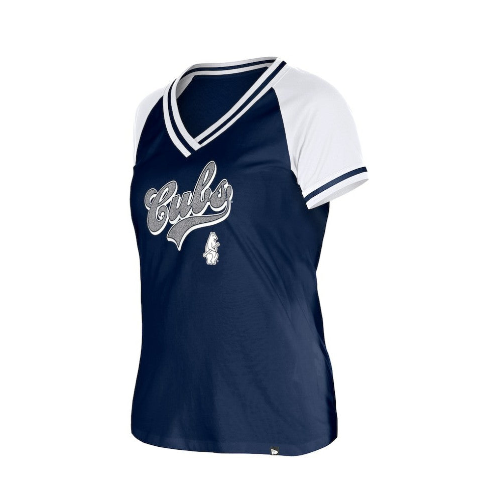 MLB Chicago Cubs New Era Women's Gameday V-Neck T-Shirt