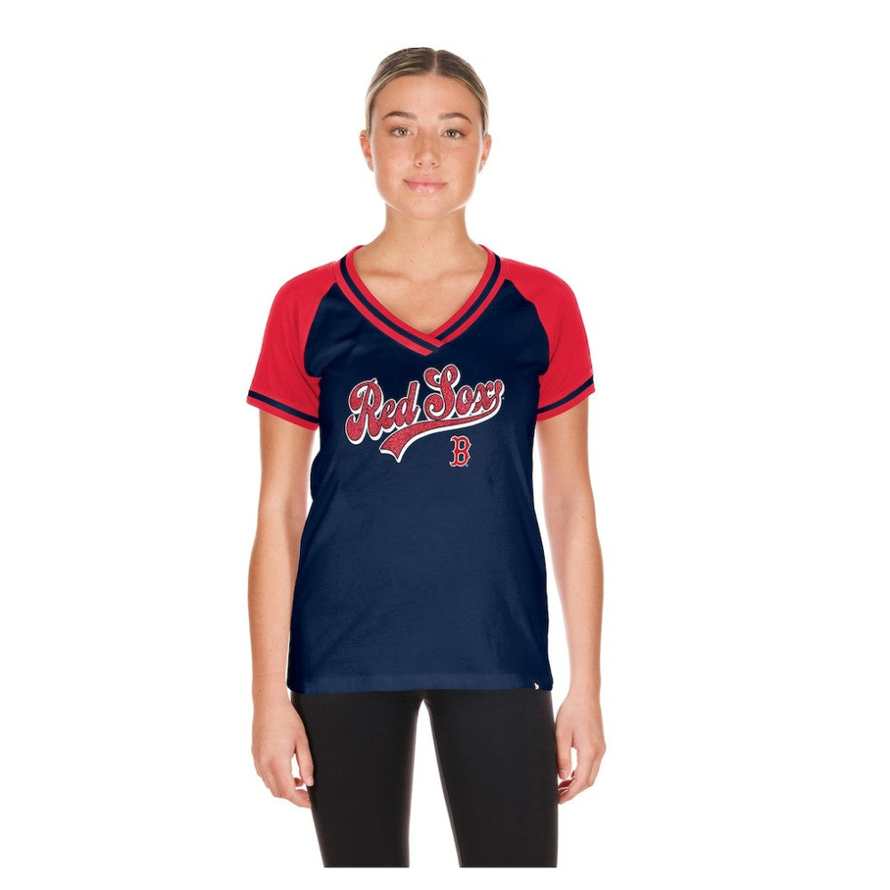 MLB Boston Red Sox New Era Women's Gameday V-Neck T-Shirt