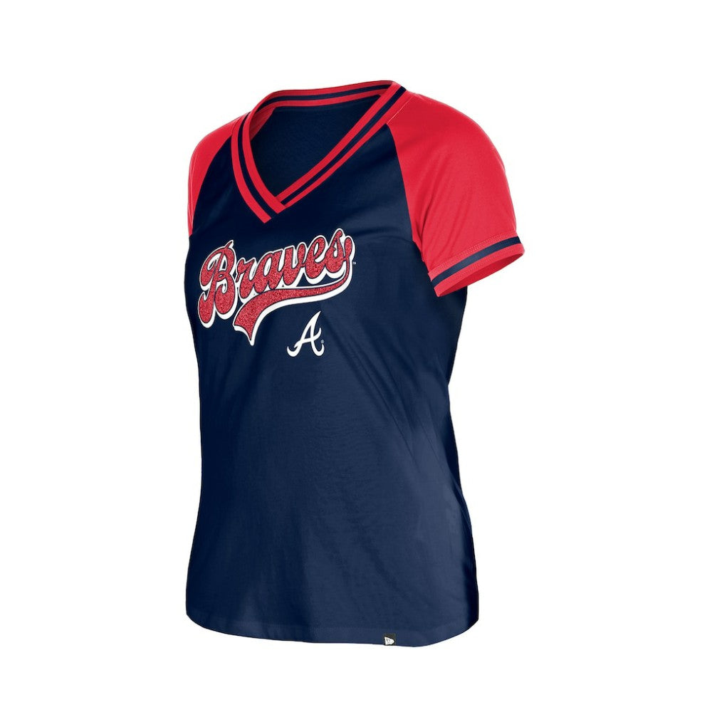 MLB Atlanta Braves New Era Women's Gameday V-Neck T-Shirt