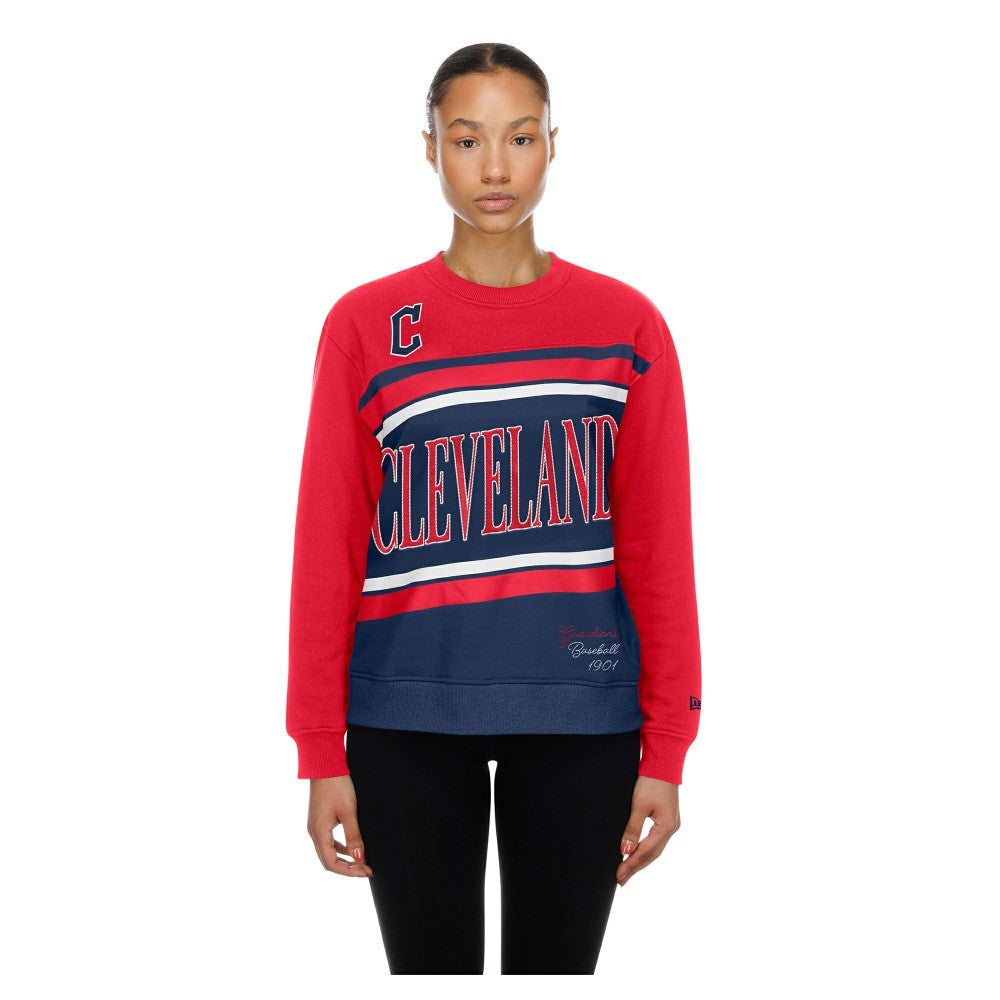 MLB Cleveland Guardians New Era Women's Gameday Fleece Sweatshirt