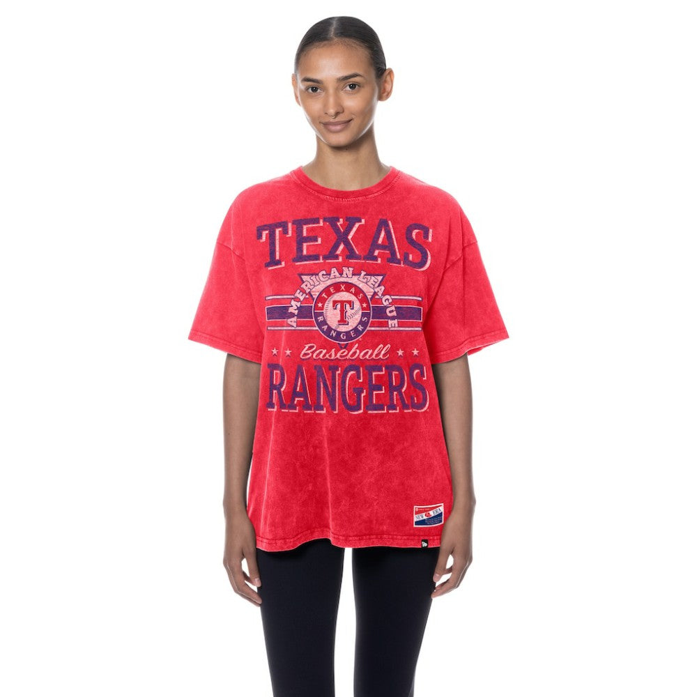 MLB Texas Rangers New Era Women's Oversized Boyfriend T-Shirt