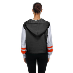 MLB Baltimore Orioles New Era Women's Boxy Lace-Up Hoodie
