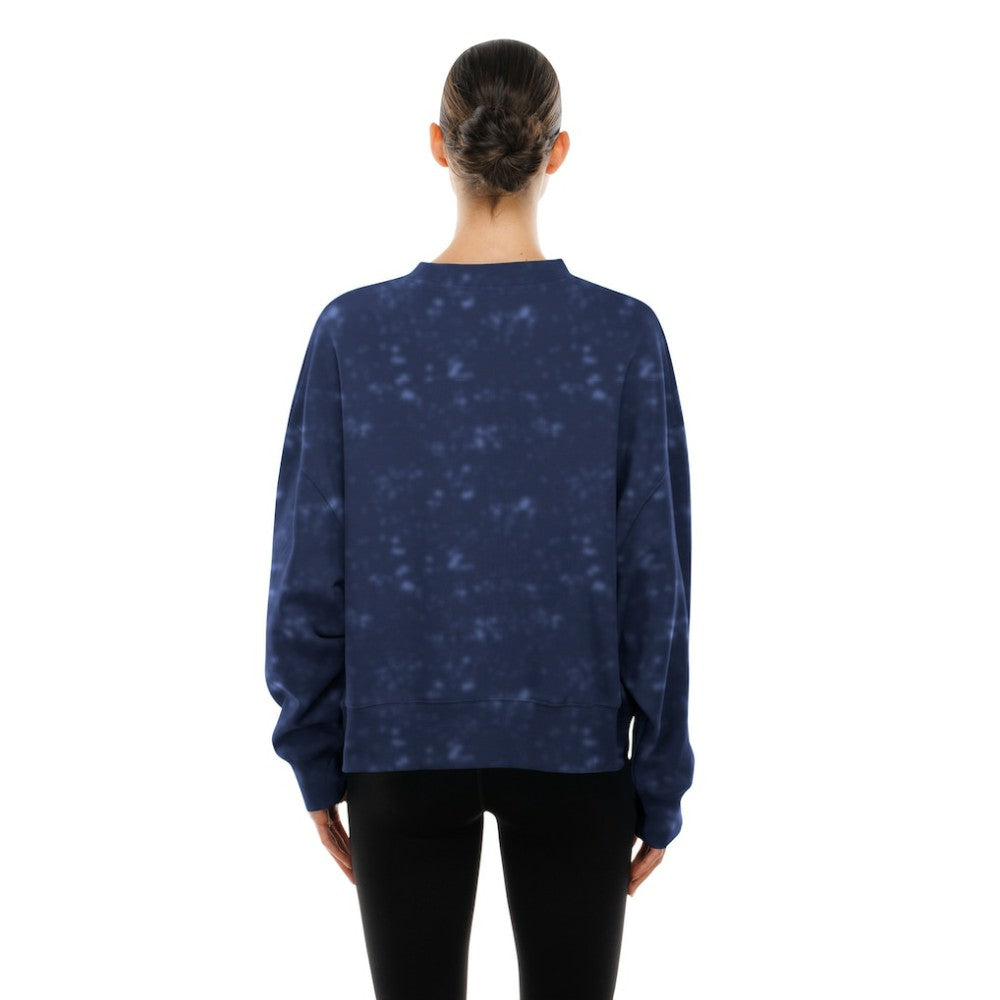 MLB Milwaukee Brewers New Era Women's Throwback Oversized Boxy Sweatshirt