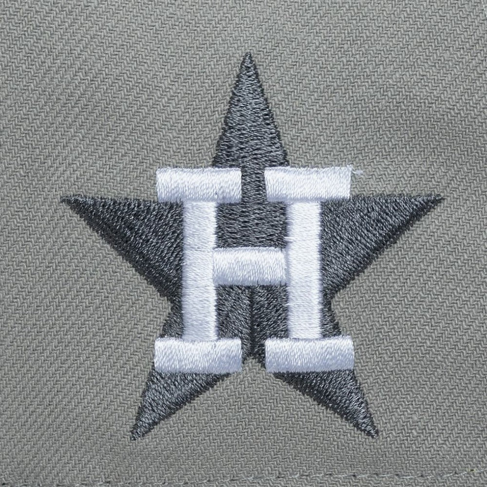 MLB Houston Astros Mitchell & Ness Cooperstown Thunderstorm Head Coach Pro-Crown Adjustable Hat