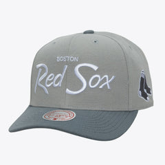 MLB Boston Red Sox Mitchell & Ness Thunderstorm Head Coach Pro-Crown Adjustable Hat
