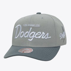 MLB Los Angeles Dodgers Mitchell & Ness Thunderstorm Head Coach Pro-Crown Adjustable Hat