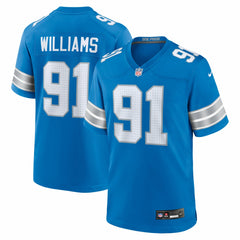 Tyleik Williams  Team Game Jersey - Detroit Lions